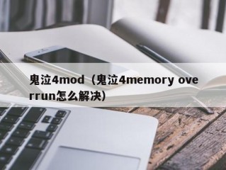 鬼泣4mod（鬼泣4memory overrun怎么解决）