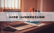 dnf皮肤（dnf皮肤装扮怎么隐藏）