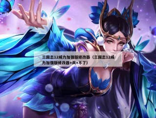 三国志12威力加强版修改器（三国志12威力加强版修改器+兵+不了）