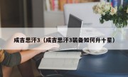 成吉思汗3（成吉思汗3装备如何升十星）