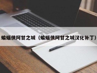 蝙蝠侠阿甘之城（蝙蝠侠阿甘之城汉化补丁）