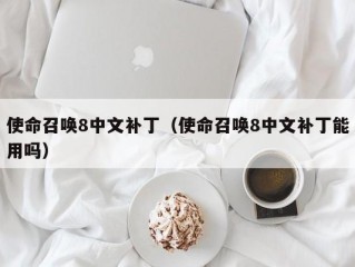 使命召唤8中文补丁（使命召唤8中文补丁能用吗）