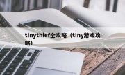 tinythief全攻略（tiny游戏攻略）